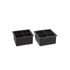 AussieSuperStore Homeware Supplies Silicone Jumbo Rocks Blocks Ice Cube Trays Silicone Jumbo Rocks Blocks Ice Cube Trays | Kitchenware Gifts CB4SQUAREICEPACKX2